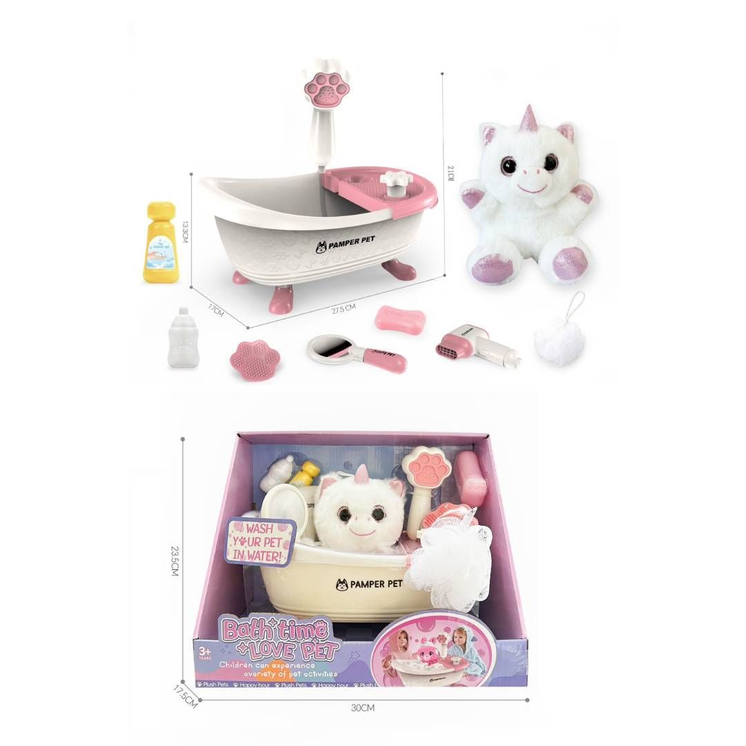 UNICORNIO C/ACCESORIOS DE BAÑO