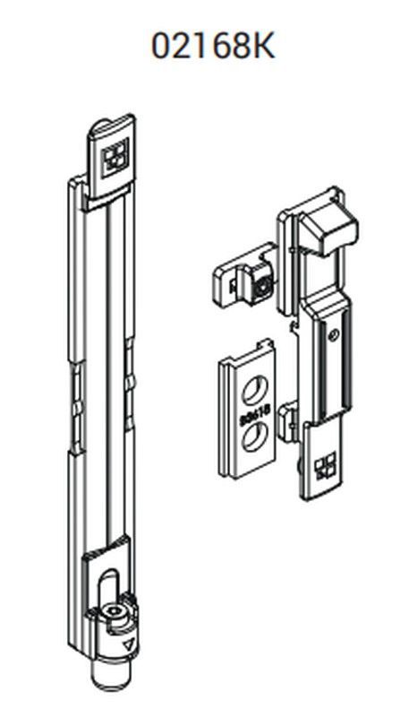 Unidad pasador zamac regulable.