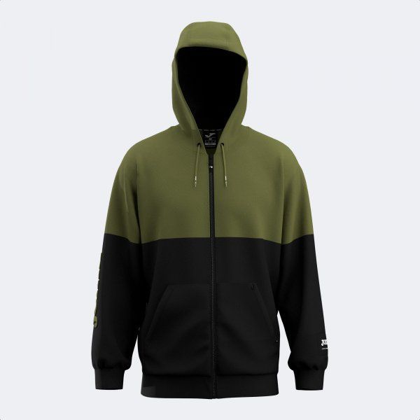 Urban Street Zip-Up Hoodie Green