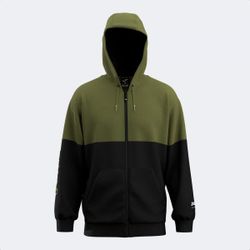 Urban Street Zip-Up Hoodie Green