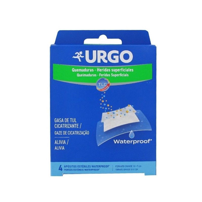 Urgo Quemaduras Waterproof 10 X 7cm 4 Unds