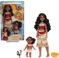 Vaiana 2 - Pack 2 Muñecas Hermanas