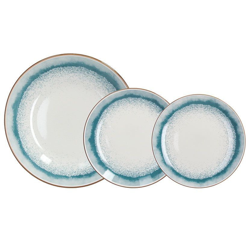 Vajilla Porcelana 18 Pzas. Madison Oasi