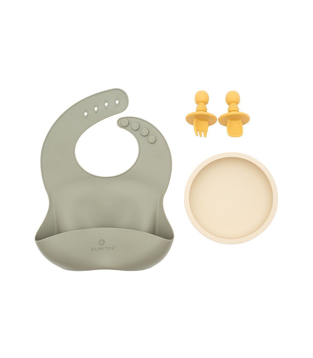 Vajilla silicona (4 piezas) - Olmitos