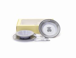 Vajilla Tous Baby Feding Gris