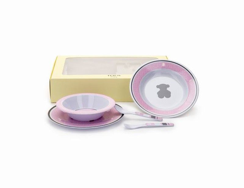 Vajilla Tous Baby Feding Rosa