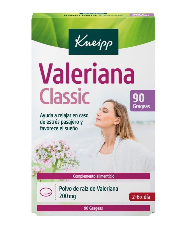 Valeriana Kneipp Classic 90 grageas