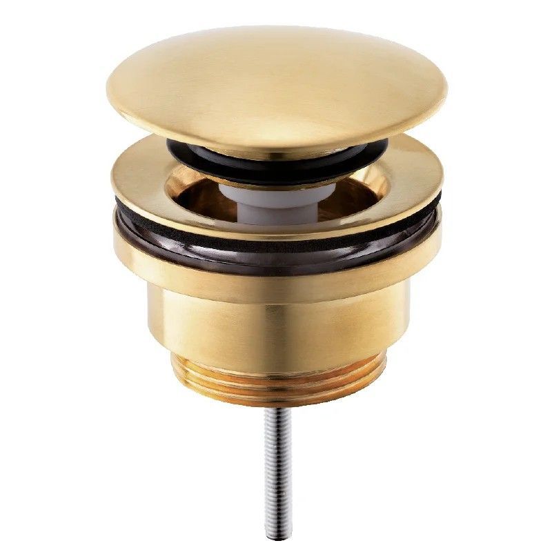 Válvula click·clack oro satinado