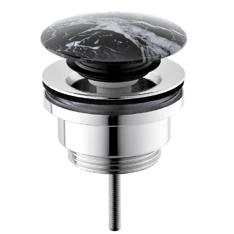 Válvula click·clack tapón mármol negro
