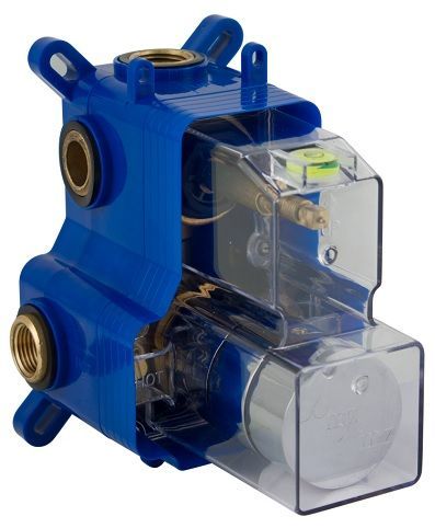 VALVULA DUCHA EMPOTRADA 1/2" 2 SALIDAS INVERSOR CERAMICO