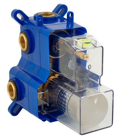 VALVULA DUCHA EMPOTRADA 1/2" 3 SALIDAS INVERSOR CERAMICO