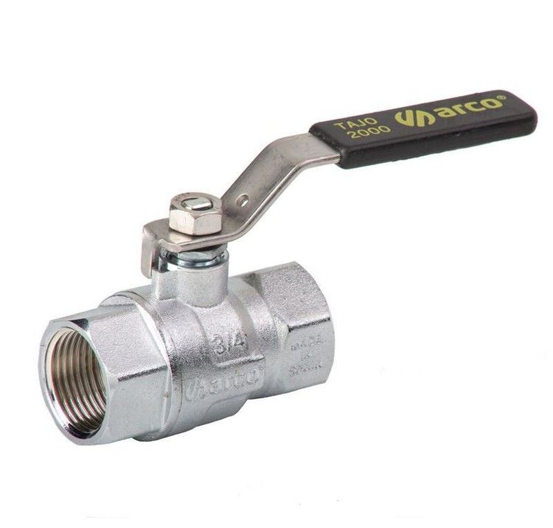 Válvula esfera Arco palanca H-H 1" Tajo 2000