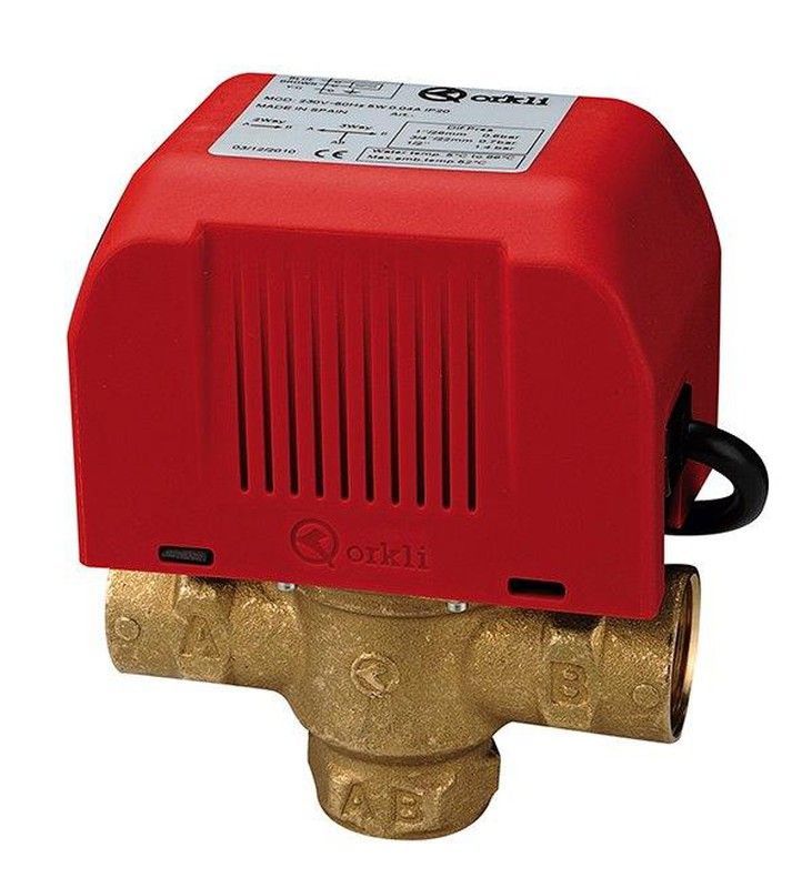 Válvula zona 3 vías sin micro vz3 1'' h-h