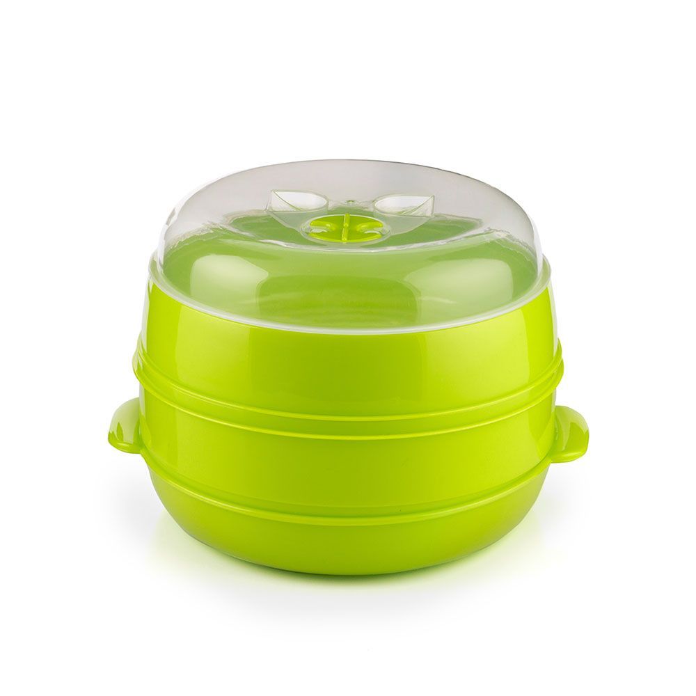 Vaporera Doble Para Microondas Fresh Ø22 X 12/17 Cm