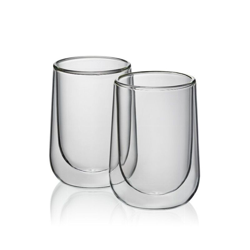 Vaso Cafe Latte Juego 2 Doble Pared Kela