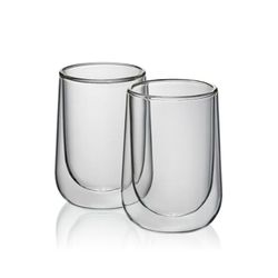 Vaso Cafe Latte Juego 2 Doble Pared Kela