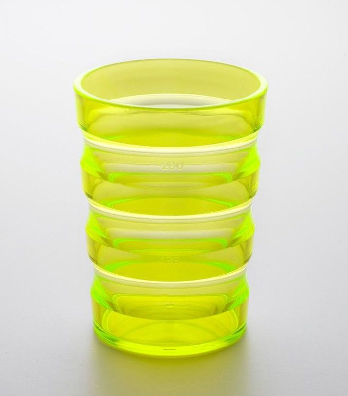 Vaso de anillas sure grip. Amarillo