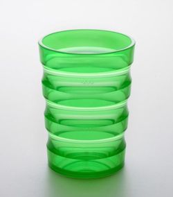 Vaso de anillas sure grip. Verde