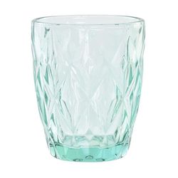 Vaso de cristal en turquesa, Ø 8 x 10 cm | Magallanes