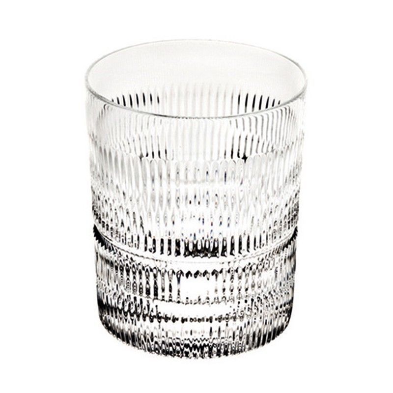 Vaso de whisky bajo de cristal en transparente, Ø 8,5 x 9,7 cm | Vendôme