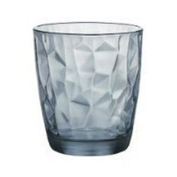 Vaso Diamond Agua Azul (Juego De 3) Bormioli