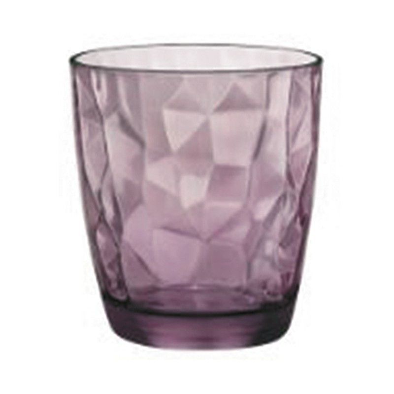 Vaso Diamond Agua Lila (Juego De 3) Bormioli
