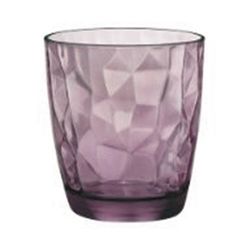 Vaso Diamond Agua Lila (Juego De 3) Bormioli