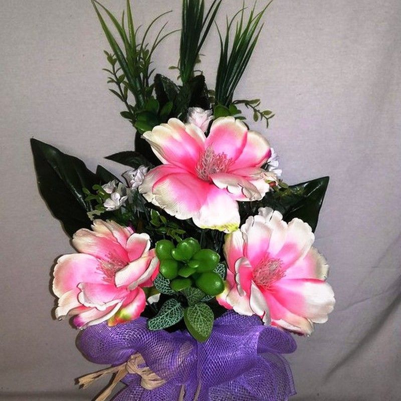 Vaso funerario Magnolia Rosa