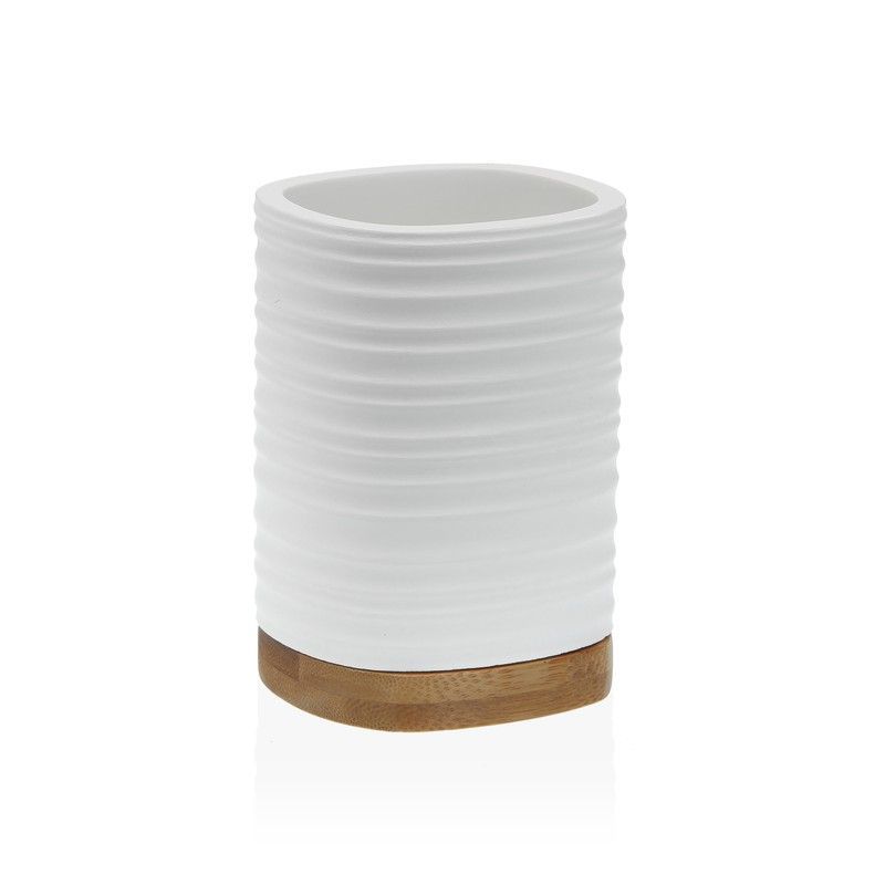 Vaso Portacepillo Blanco Versa