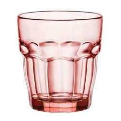 Vaso Rock Agua Rosa (Juego De 6) Bormioli