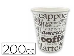 Vaso termico carton 200 cc paquete de 50 unidades