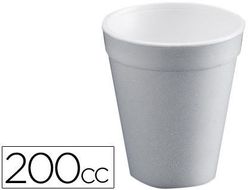 Vaso Termico de Poliexpan 200Cc Paquete de 50 Unidades