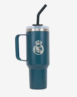 Vaso Térmico Runbott Original Latt Real Madrid Escudo 1100Ml Ocean