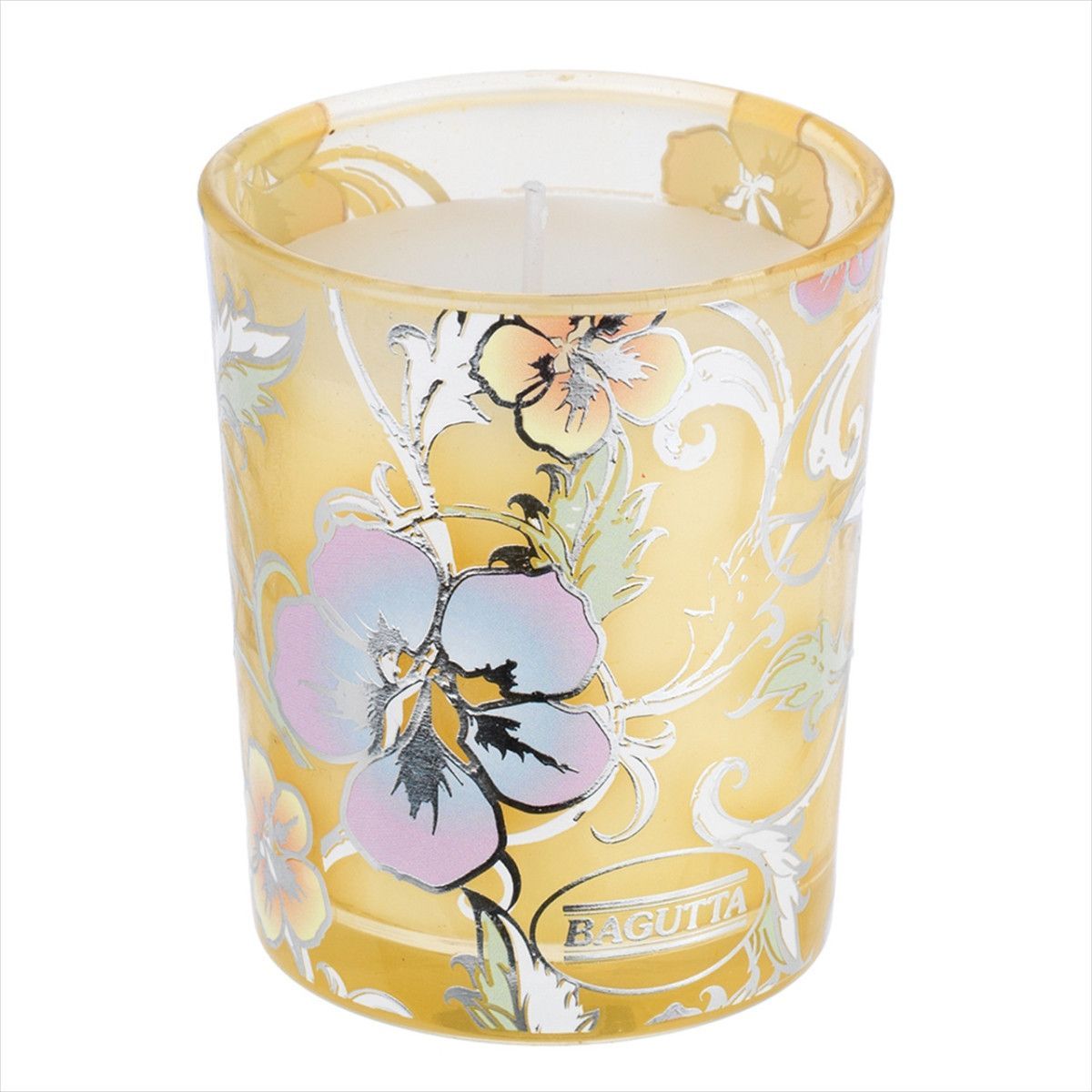 Vaso Vela Perfumada Cristal 5.5x7cm 2157-01GI Amarillo Fragancia Limón