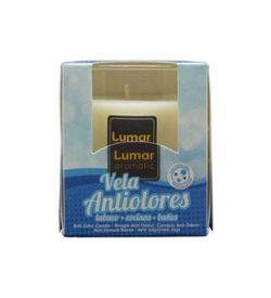 Vela Aromática Sabor Antiolor En Vaso De Cristal Duración 28 Horas
