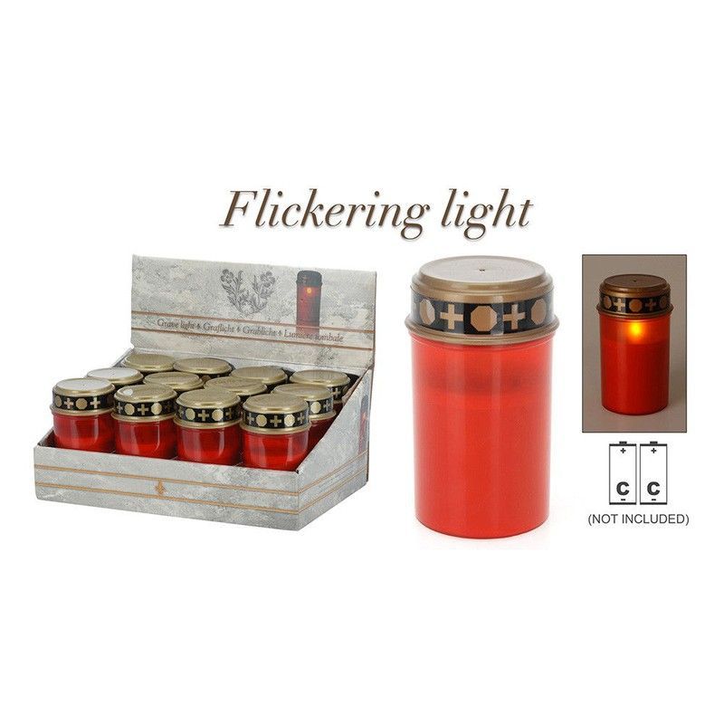 Vela con luz 6,5x12cm