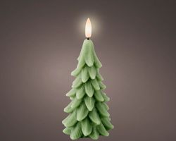 Vela Con Mecha LED Bo DIA7-H15.5CM Blanco Cálido