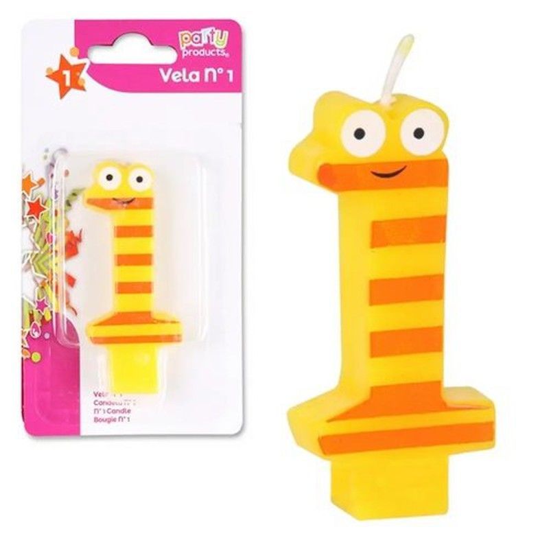 Vela Cumplea?Os Con Ojos N.1    R-68540