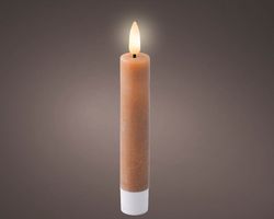 Vela De Cena Con Mecha LED DIA2.2-H16CM Blanco Cálido