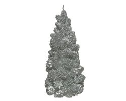 Vela en forma de árbol dia9.50-H16.00cm color silver
