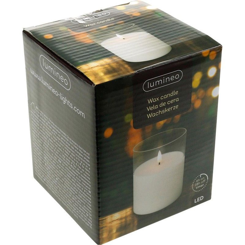 Vela led D-10 H-12.5 cálida Lumineo