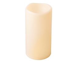 Vela Led de Plástico Fija Bo exterior dia 12.50-H25.00CM-1L cream/warm white