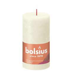 Vela Natural Crudo Pearl Bolsius 13X6.8 cm Cera