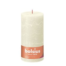 Vela Natural Crudo Pearl Bolsius 20X10 cm Cera