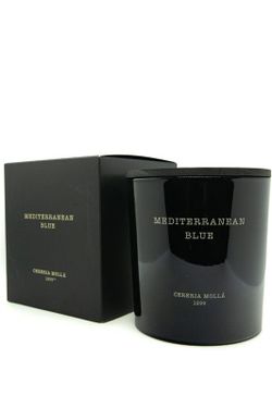 Vela Premium XL de 600gr. Mediterranean Blue. Colección Boutique CERERIA MOLLA 1899. Handmade +/- 80 horas