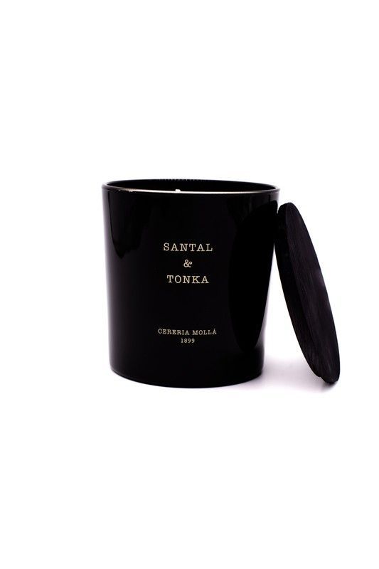 Vela Premium XL de 600Grs. Santal & Tonka. Colección Boutique CERERIA MOLLA 1899. Handmade. +/- 80 horas