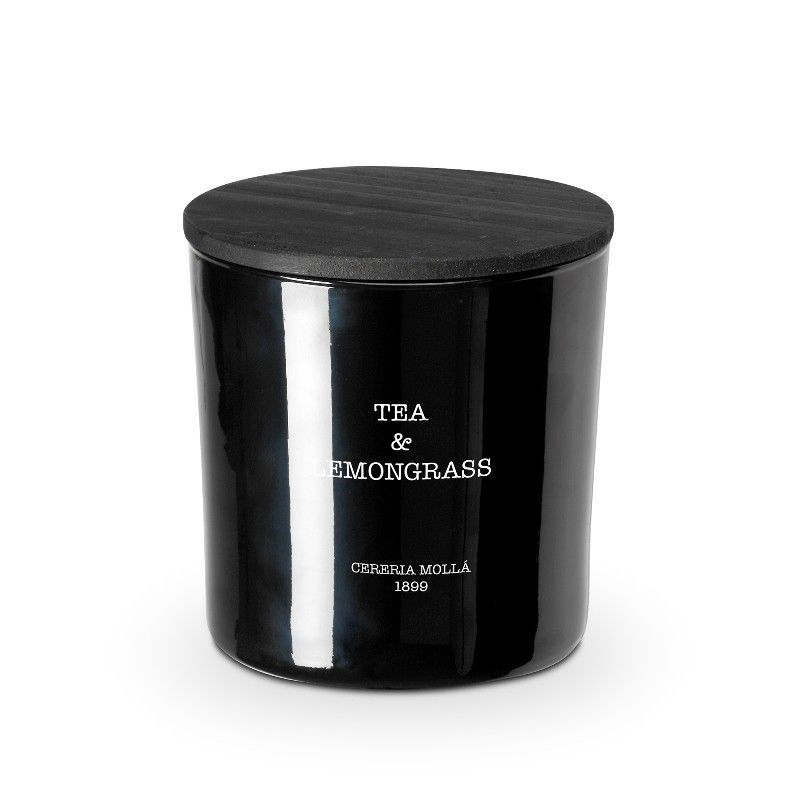 Vela Premium XL de 600Grs. Tea & Lemongrass. Colección Boutique CERERIA MOLLA 1899. Handmade. +/- 80 horas