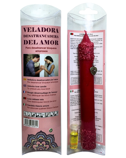 Veladora Desatracadera del Amor – Desbloqueo Emocional y Liberación