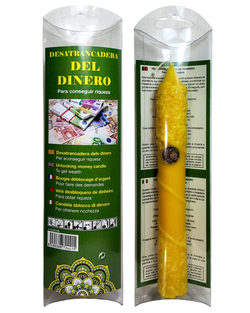 Veladora Destrancadera del Dinero – Prosperidad Económica y Fluidez