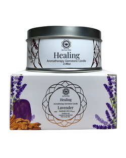 Velas Aromáticas de Cera Vegetal con Minerales Energéticos